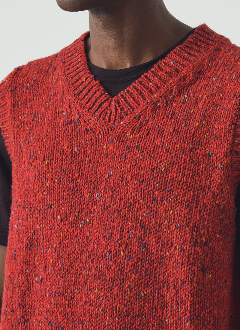 Donegal Wool Knitted Tank | Hawthorn