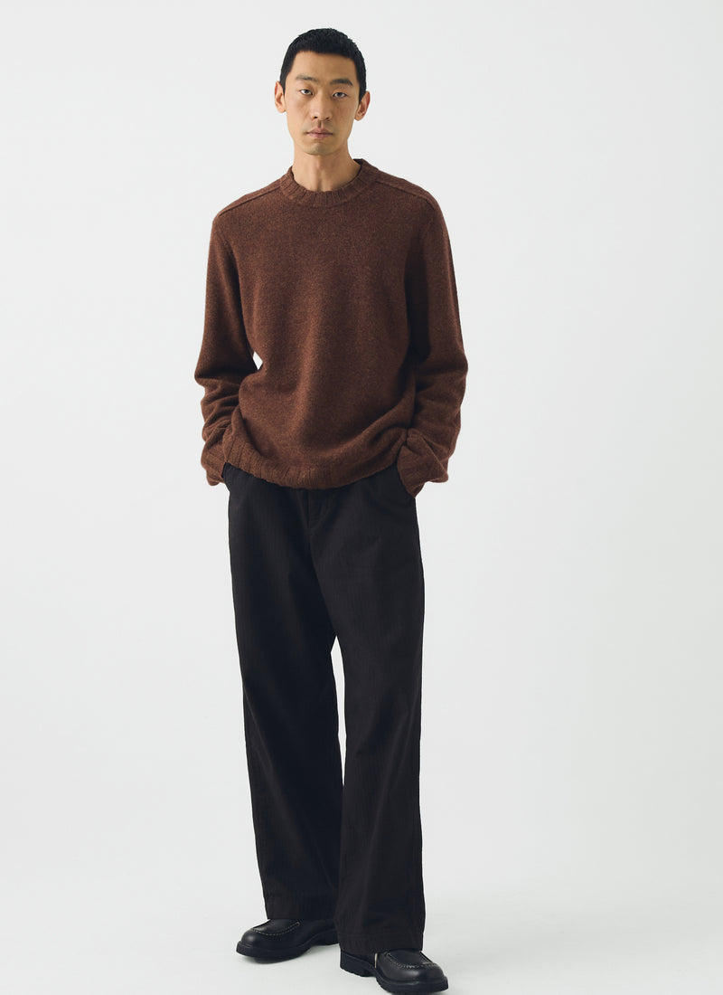 Wool Cashmere Sweater | Pecan