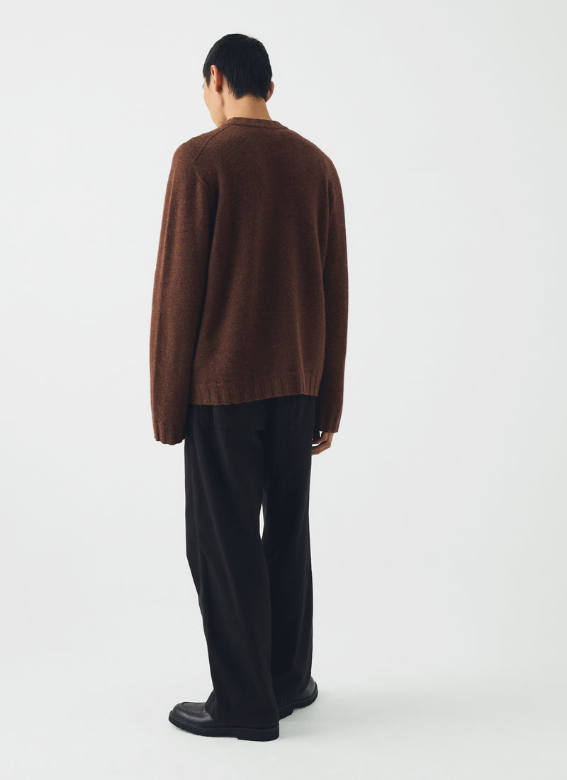 Wool Cashmere Sweater | Pecan