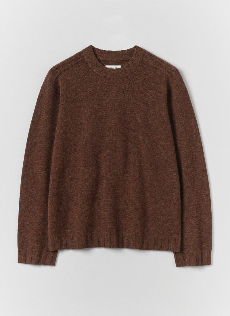 Wool Cashmere Sweater | Pecan