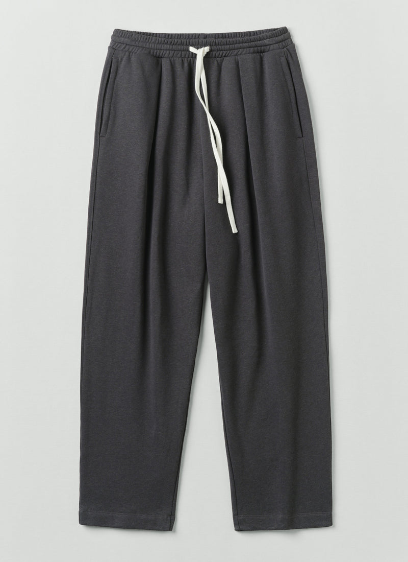 Brushed Cotton Hemp Lounge Trousers | Charcoal