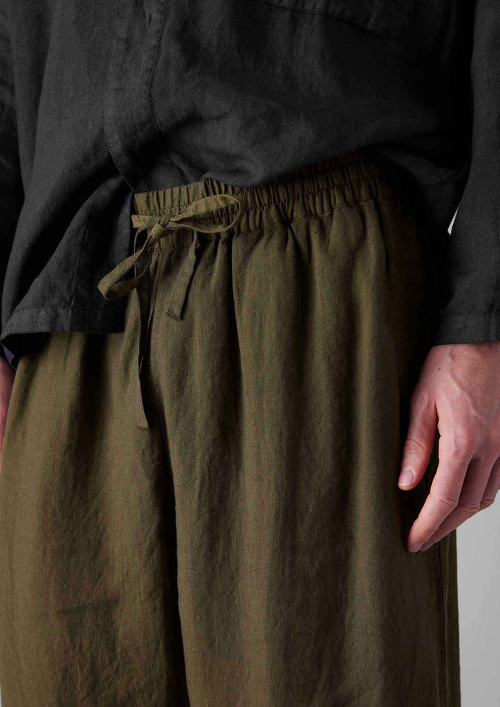Threaded Pear Dallas Drawstring Side Crewneck Tee and Loose Pants Set