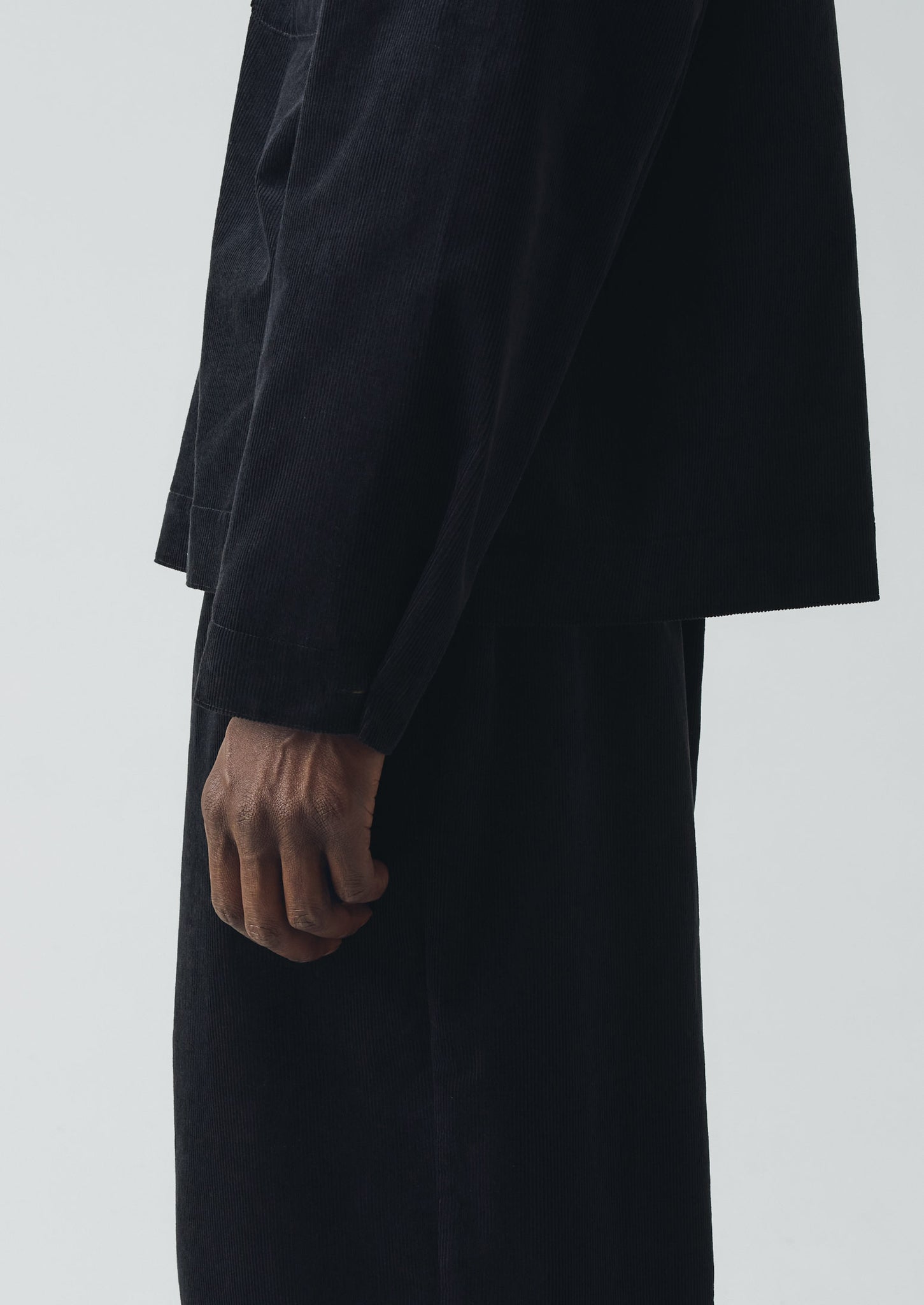 Organic Cord Lounge Trousers | Midnight