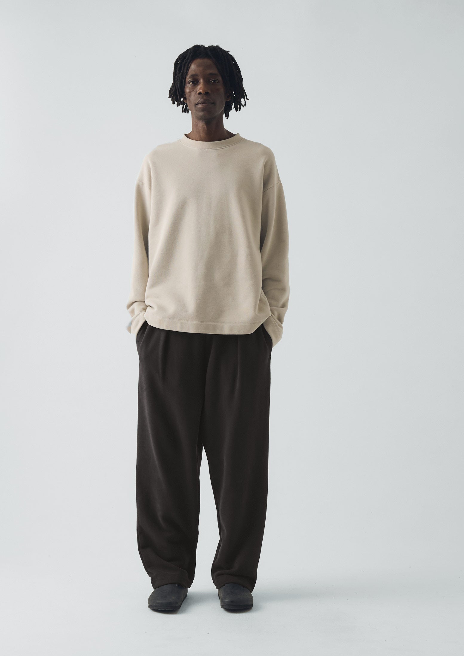 トップス andequal back open ribbon sweat OATMEAL N77966s.jpg