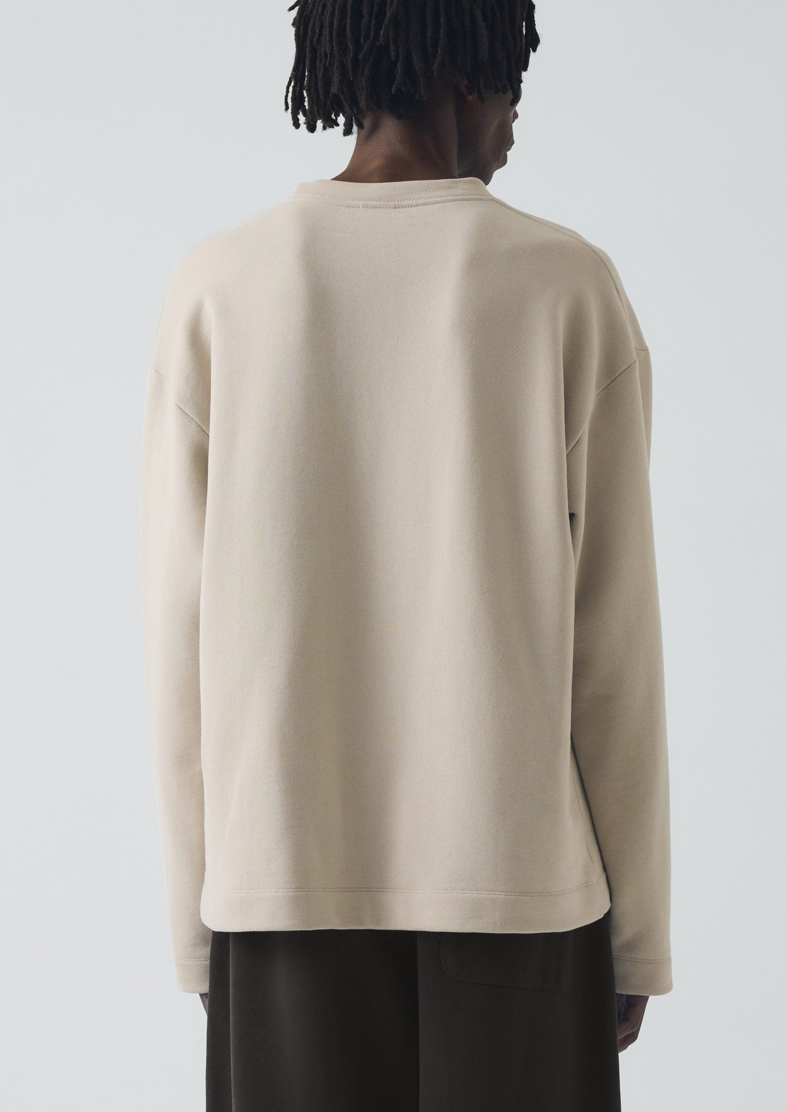 Loopback Jersey Sweatshirt | Oat Grey | TOAST