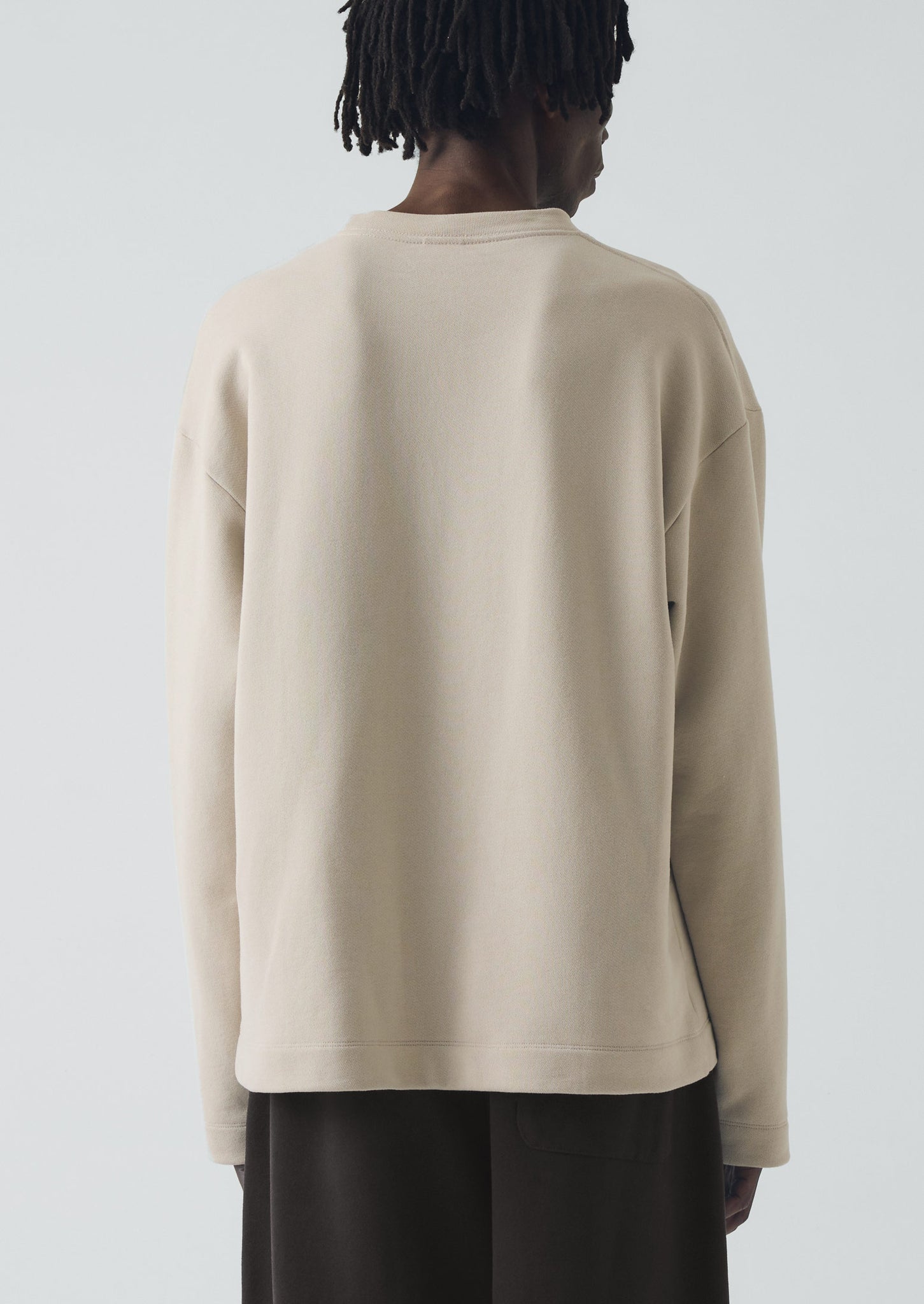 Loopback Jersey Sweatshirt | Oat Grey