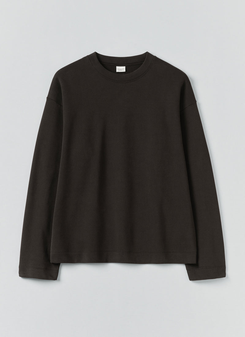 Loopback Jersey Sweatshirt | Black Pepper