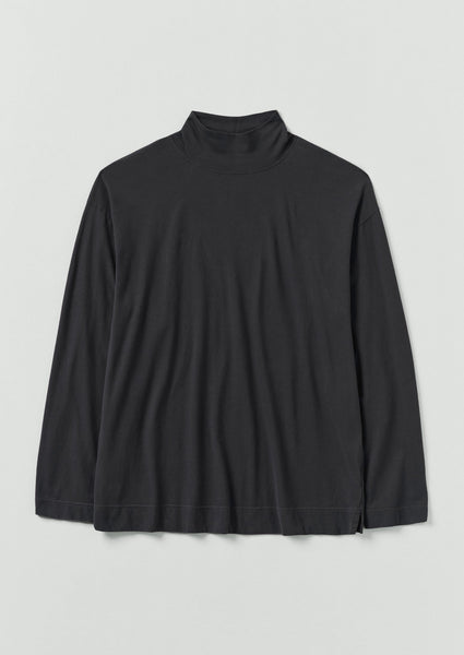 Brushed Cotton High Neck Lounge Top Soft