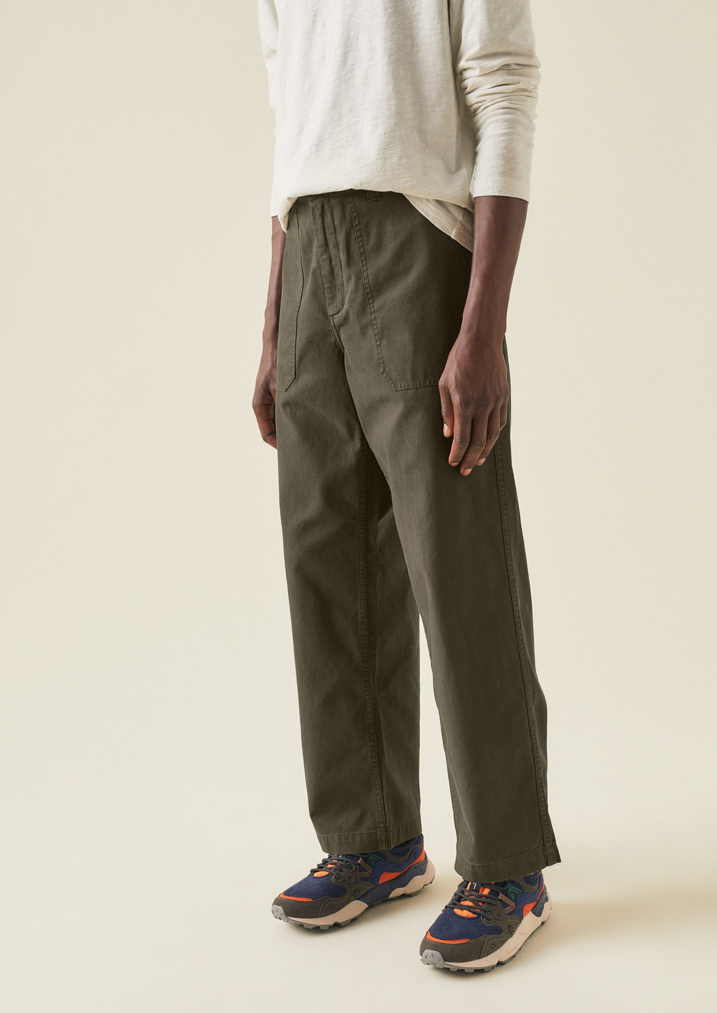 Rory Carpenter Canvas Trousers | Dark Olive