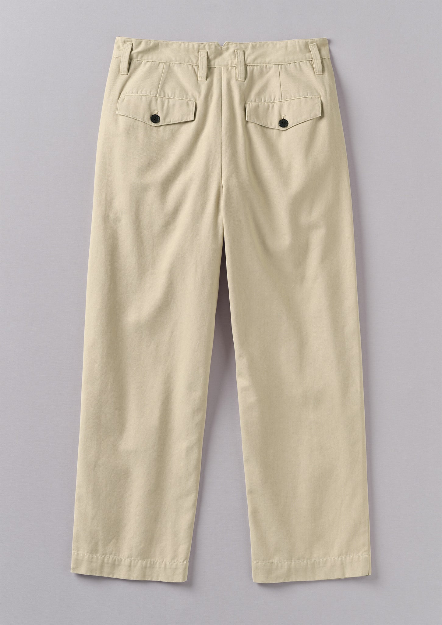 Bill Cotton Wide Leg Trousers | Stone