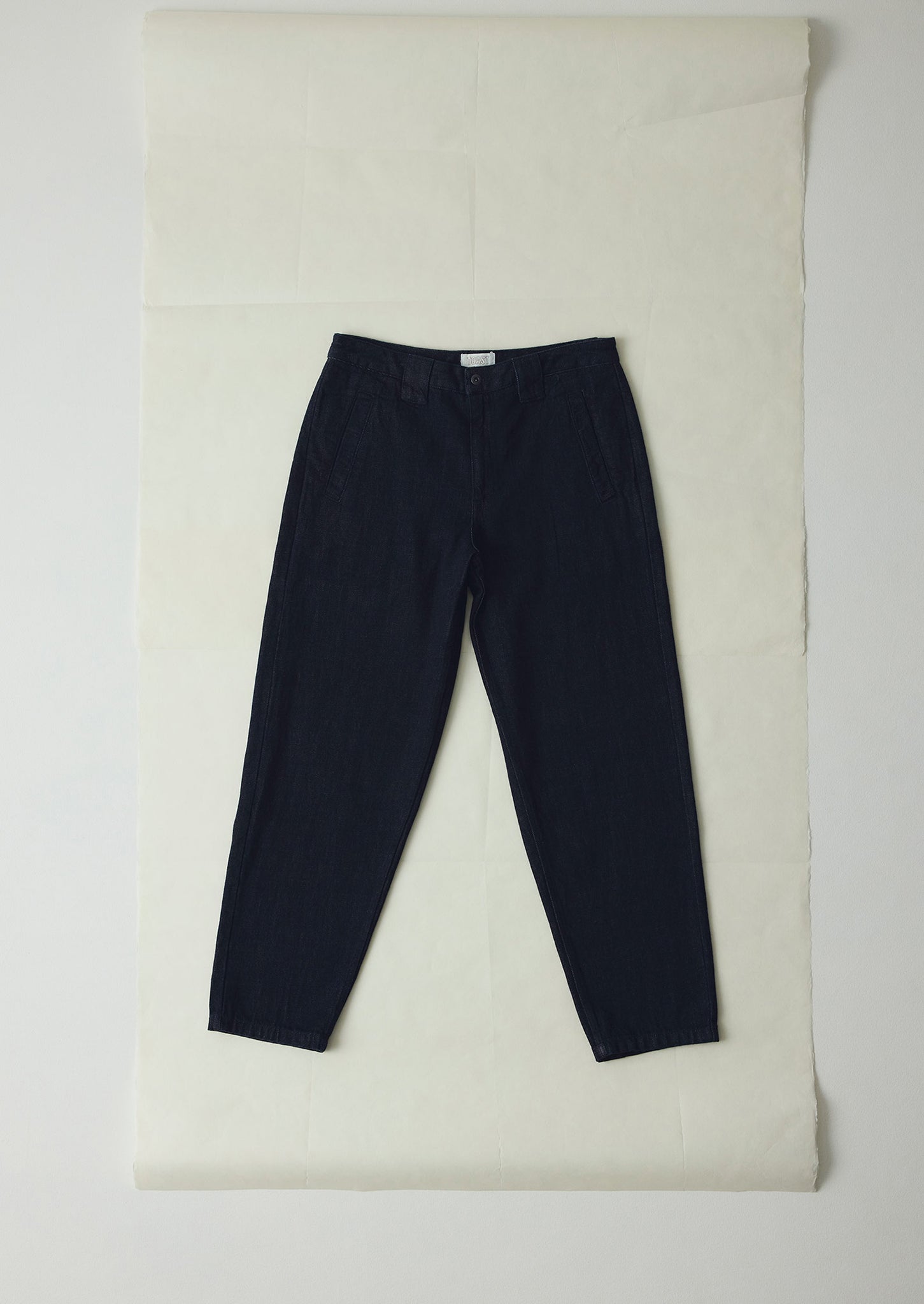 24SS Trousers Cotton Denim Indigo XL 美品 Japanese Denim Trousers | Indigo | TOAST