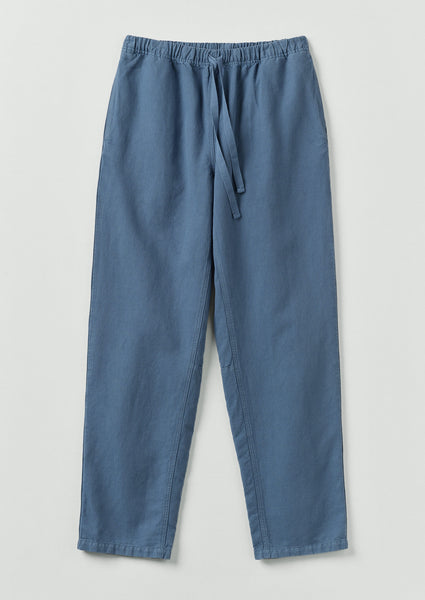 Alfie Garment Dyed Herringbone Trousers Slate