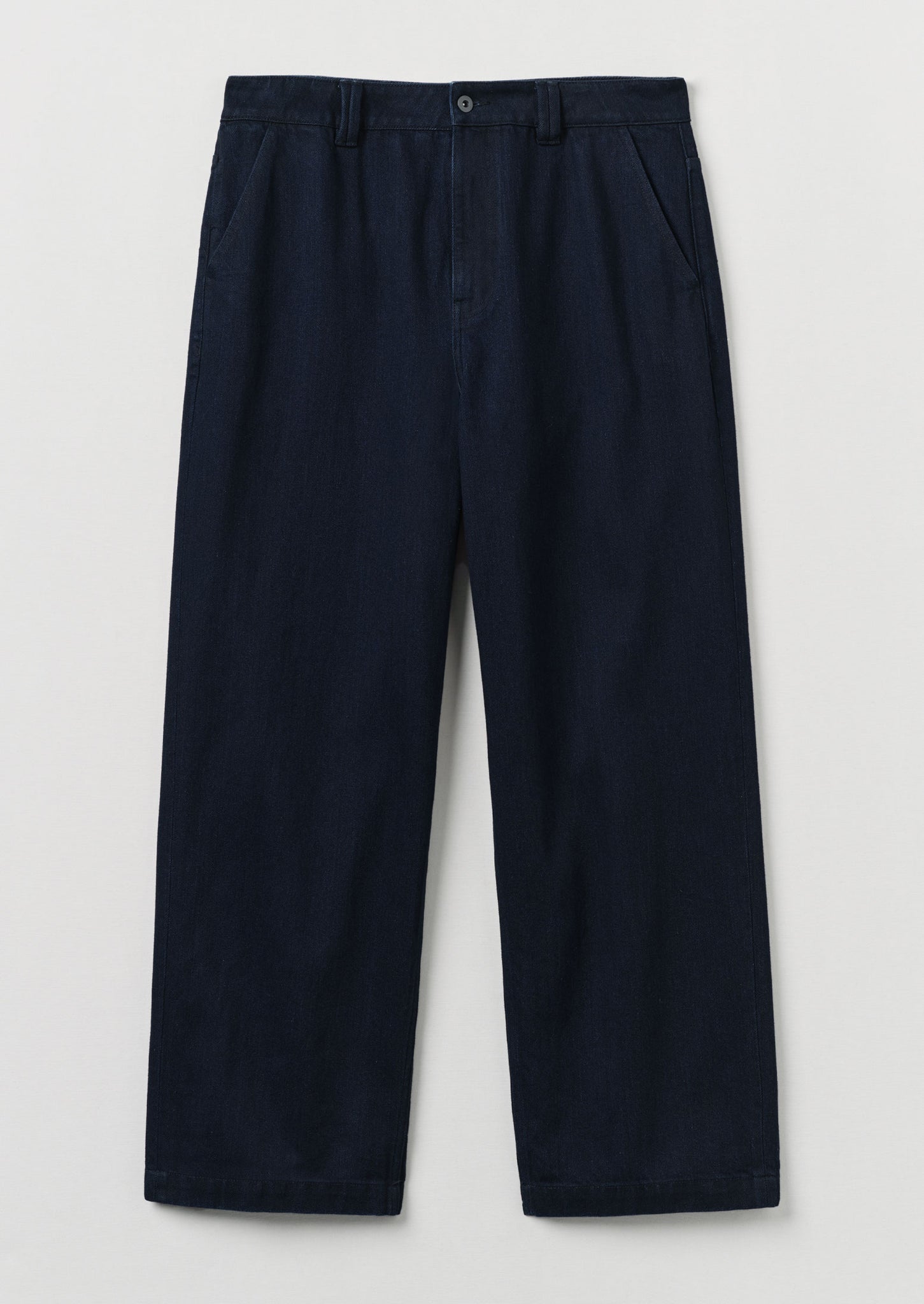 Japanese Denim Wide Leg Trousers | Indigo