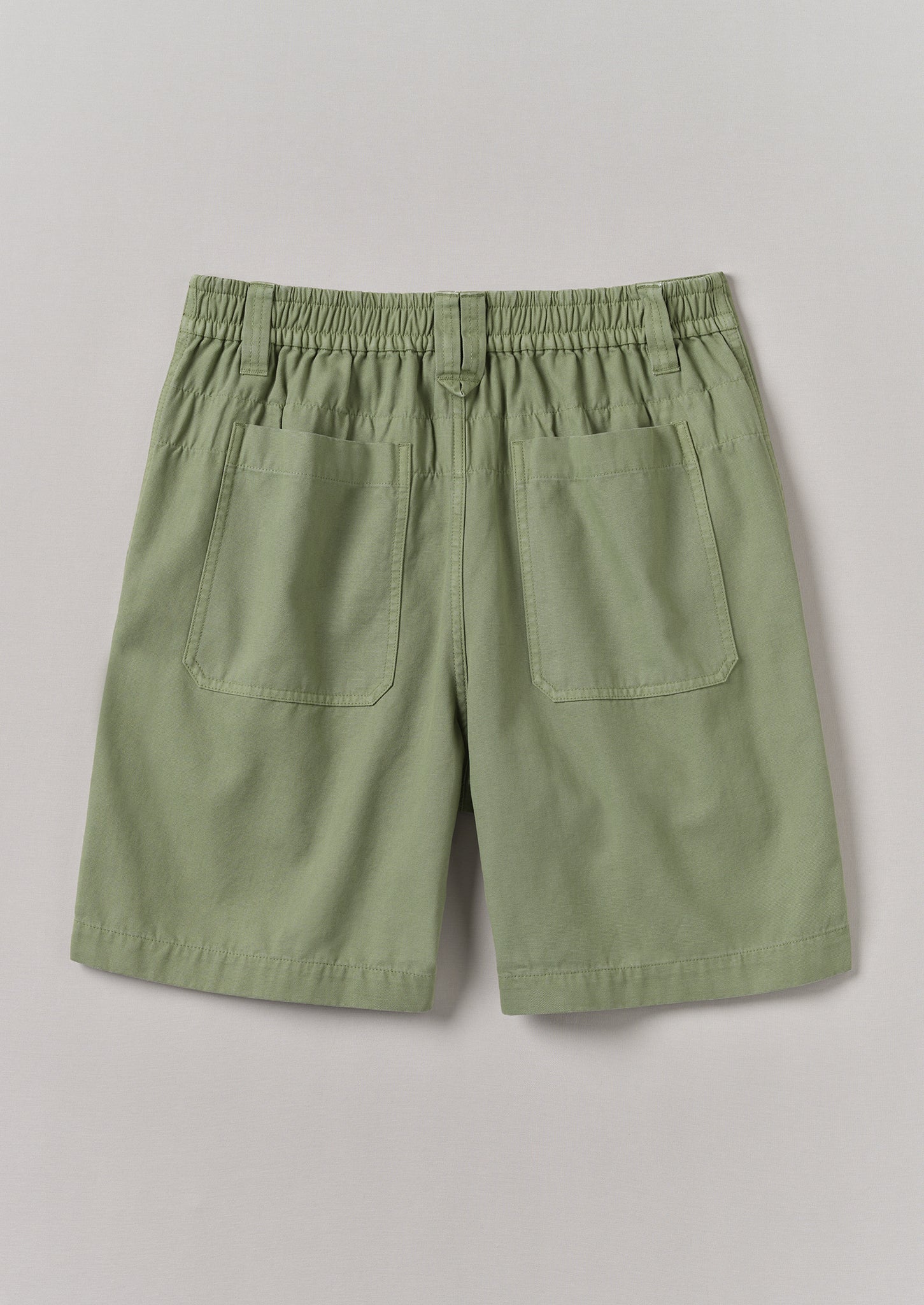 Cotton Canvas Shorts | Light Sage