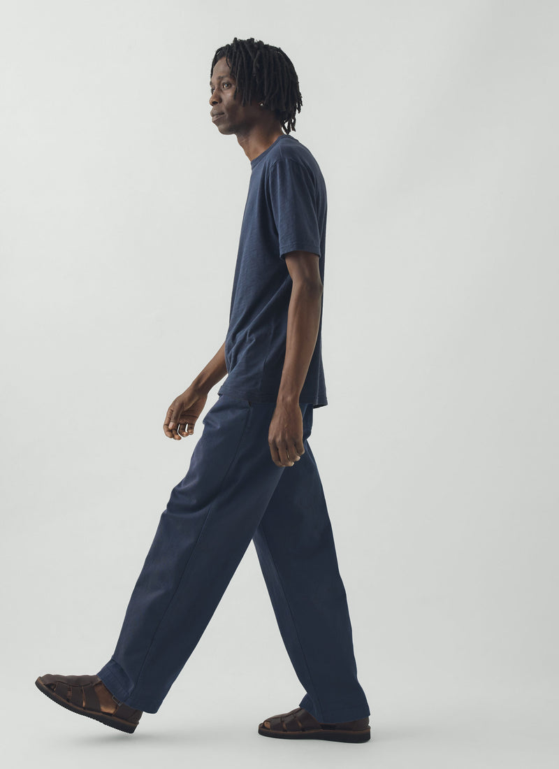 Rory Straight Leg Trousers | Maize Blue
