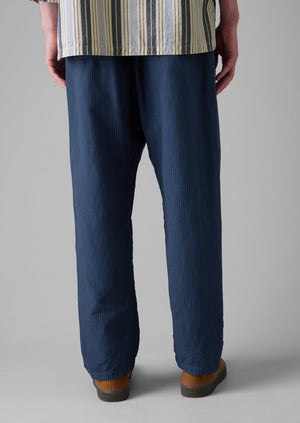 Alfie Overdyed Stripe Trousers | Engineer Blue