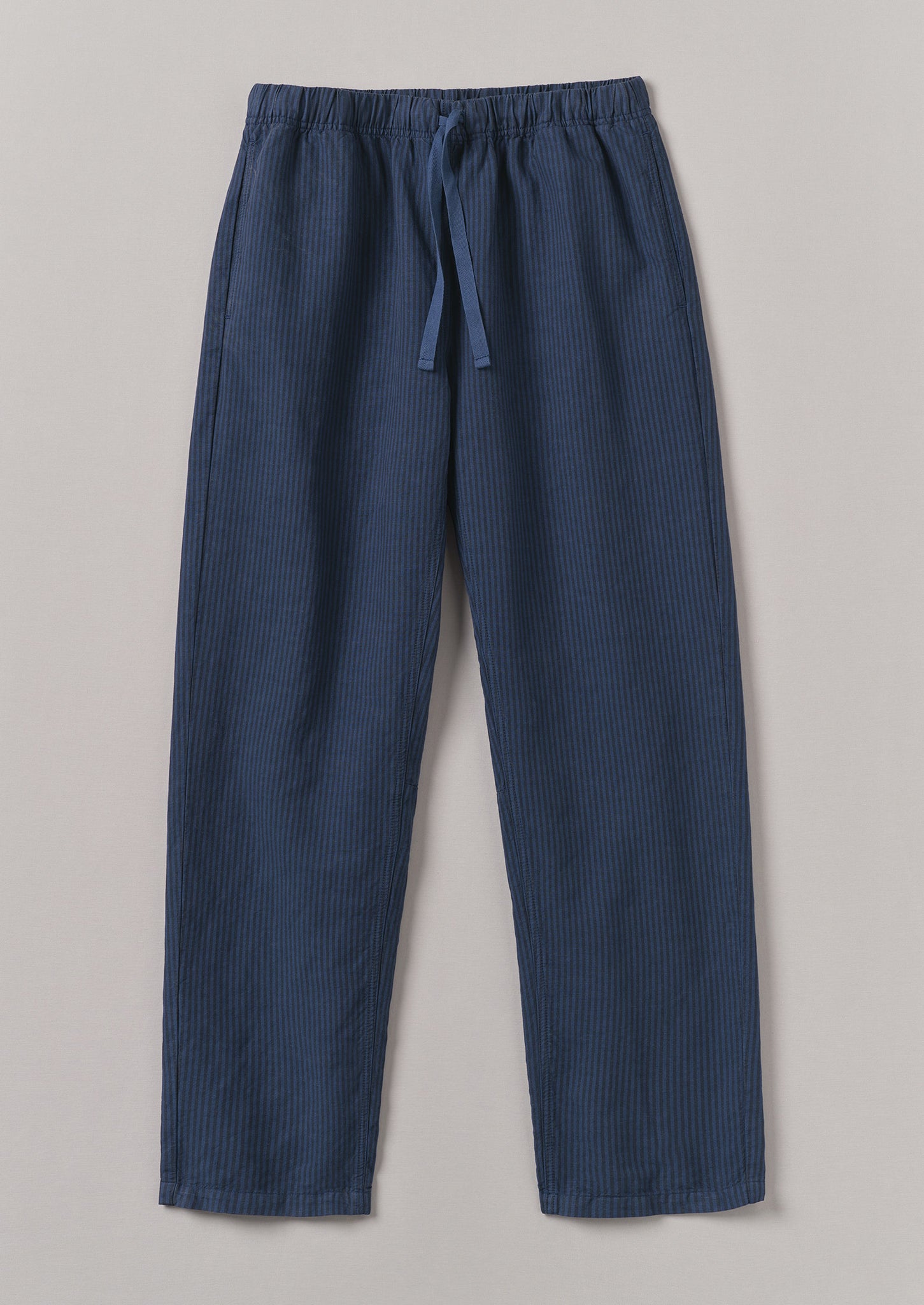 Alfie Overdyed Stripe Trousers | Engineer Blue