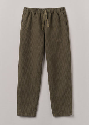 Alfie Overdyed Stripe Trousers | Fawn