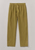 Alfie Garment Dyed Linen Trousers | Durian Green