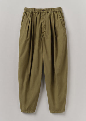 Cotton Poplin Tapered Trousers | Montella