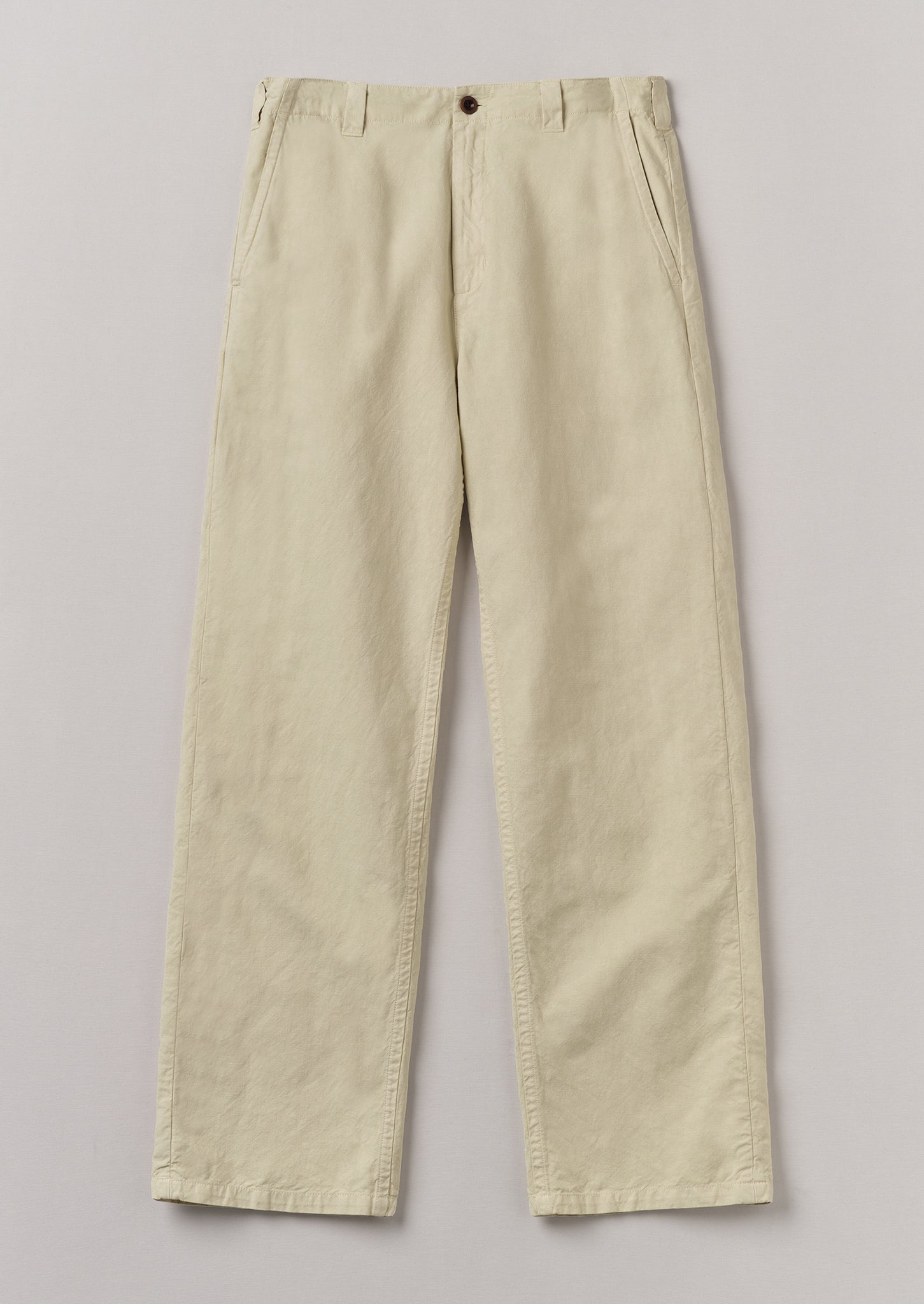 Rory Cotton Linen Drawstring Trousers | Wood Ash