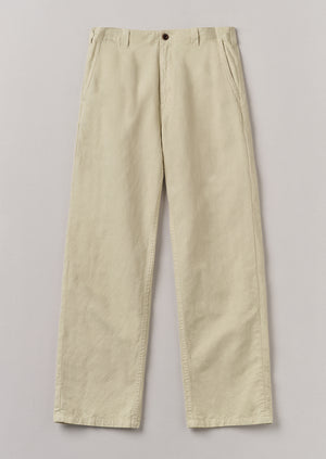 Rory Cotton Linen Drawstring Trousers | Wood Ash