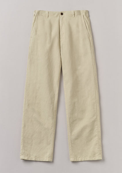 Rory Cotton Linen Drawstring Trousers Wood