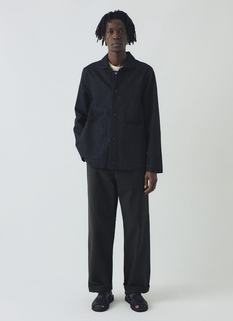 Rory Cotton Canvas Trousers | Slate