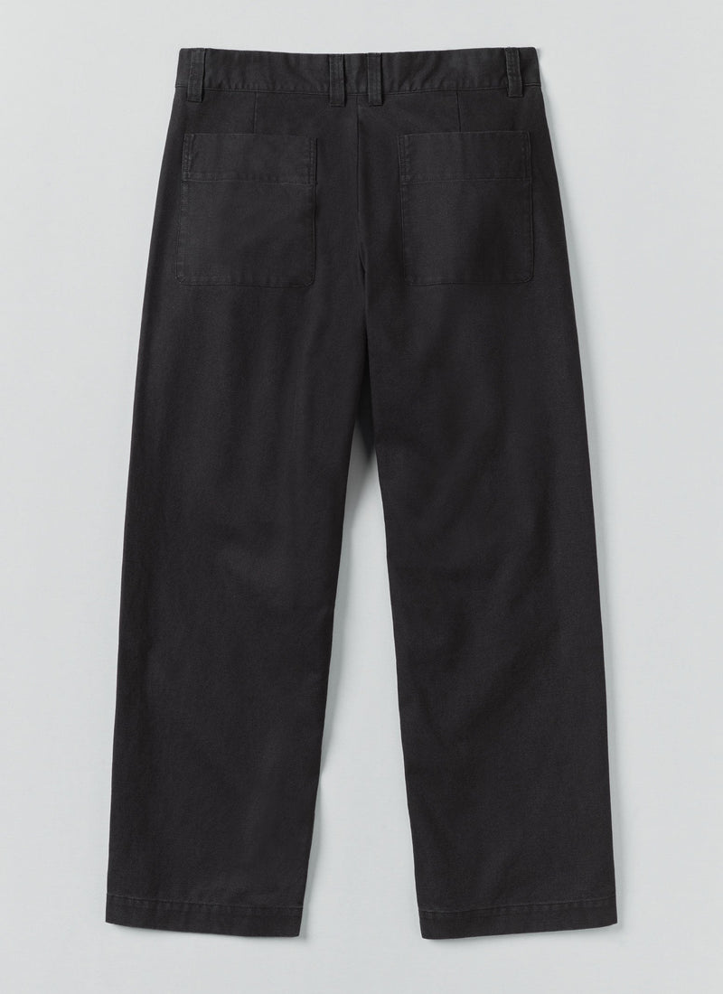 Rory Cotton Canvas Trousers | Slate