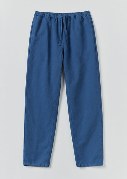 Alfie Garment Dyed Herringbone Trousers Delft