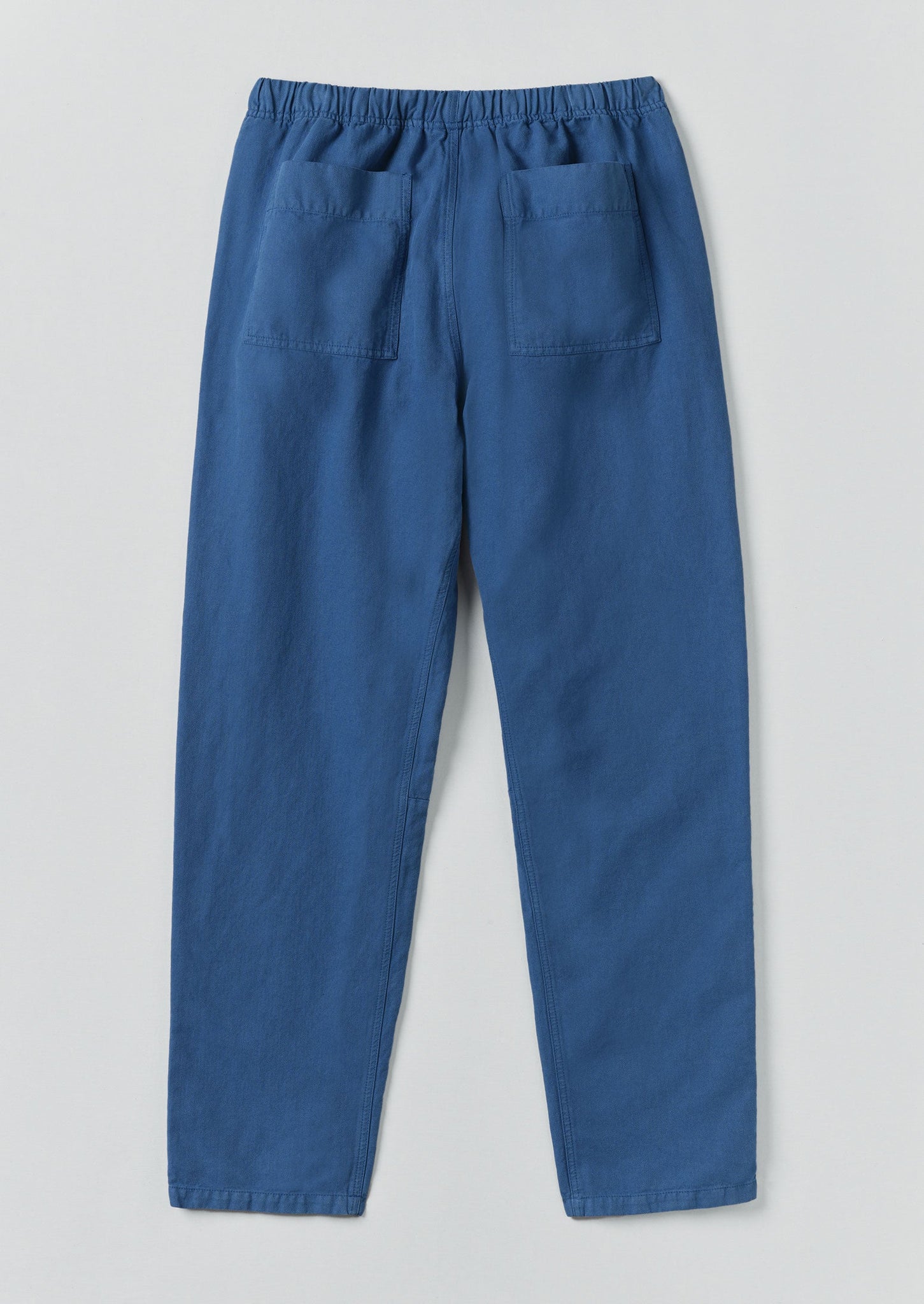 Alfie Garment Dyed Herringbone Trousers | Delft