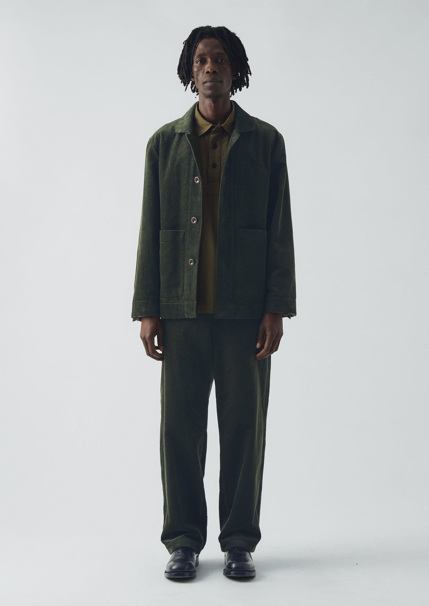 Rory Organic Cord Trousers | Pine