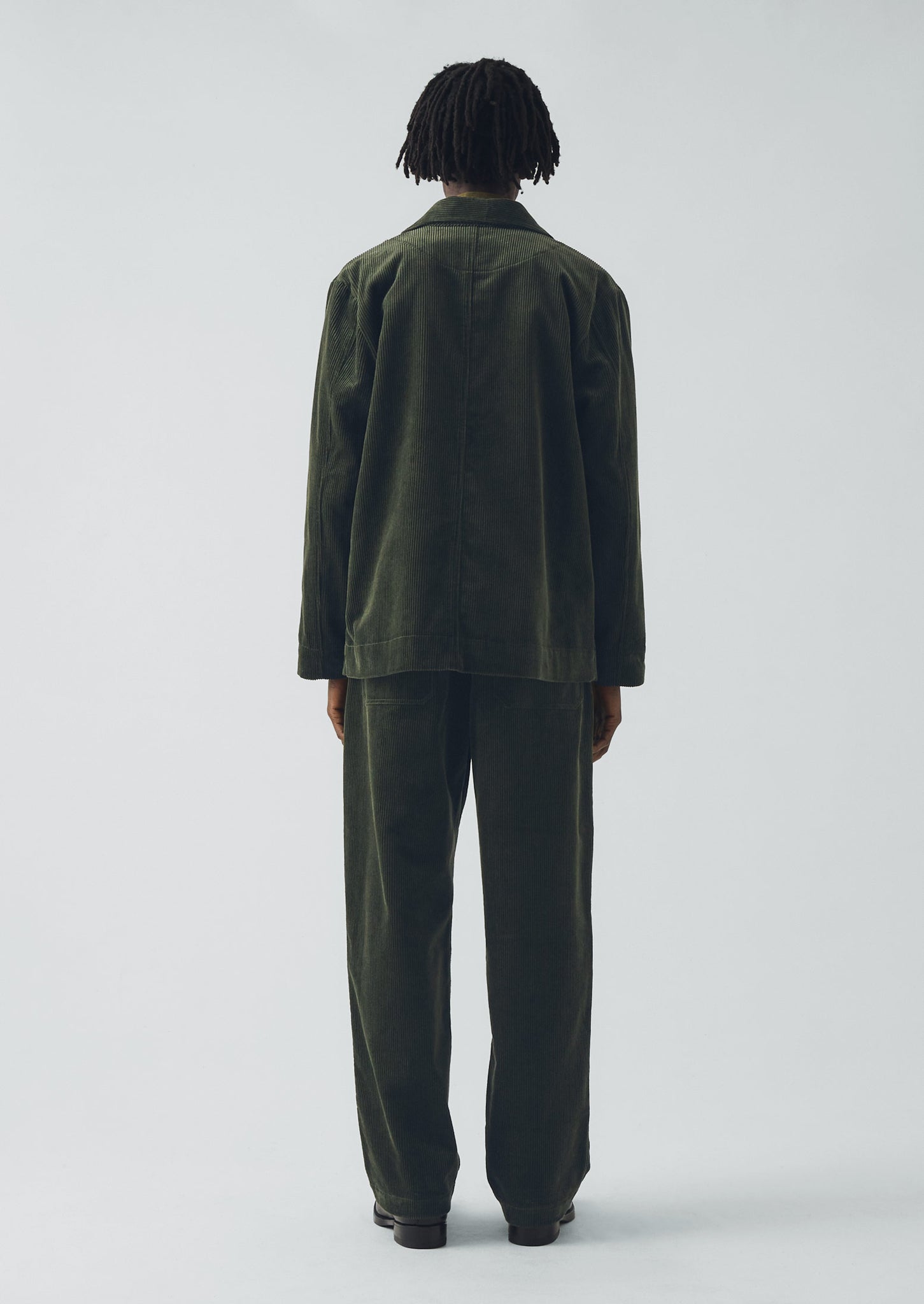Rory Organic Cord Trousers | Pine
