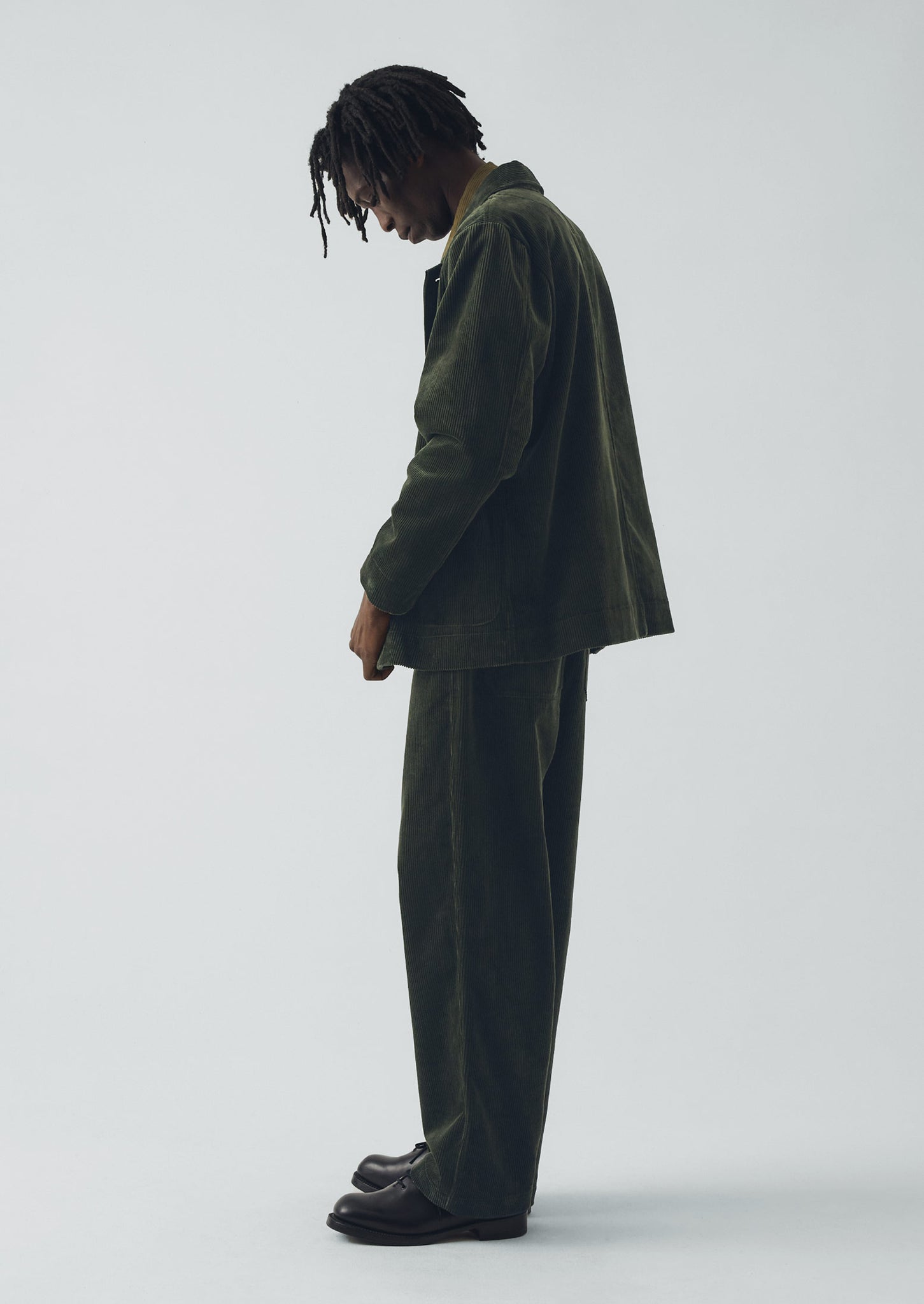 Rory Organic Cord Trousers | Pine