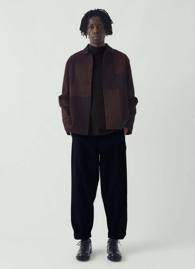 Elliot Denim Tapered Trousers | Carbon Black