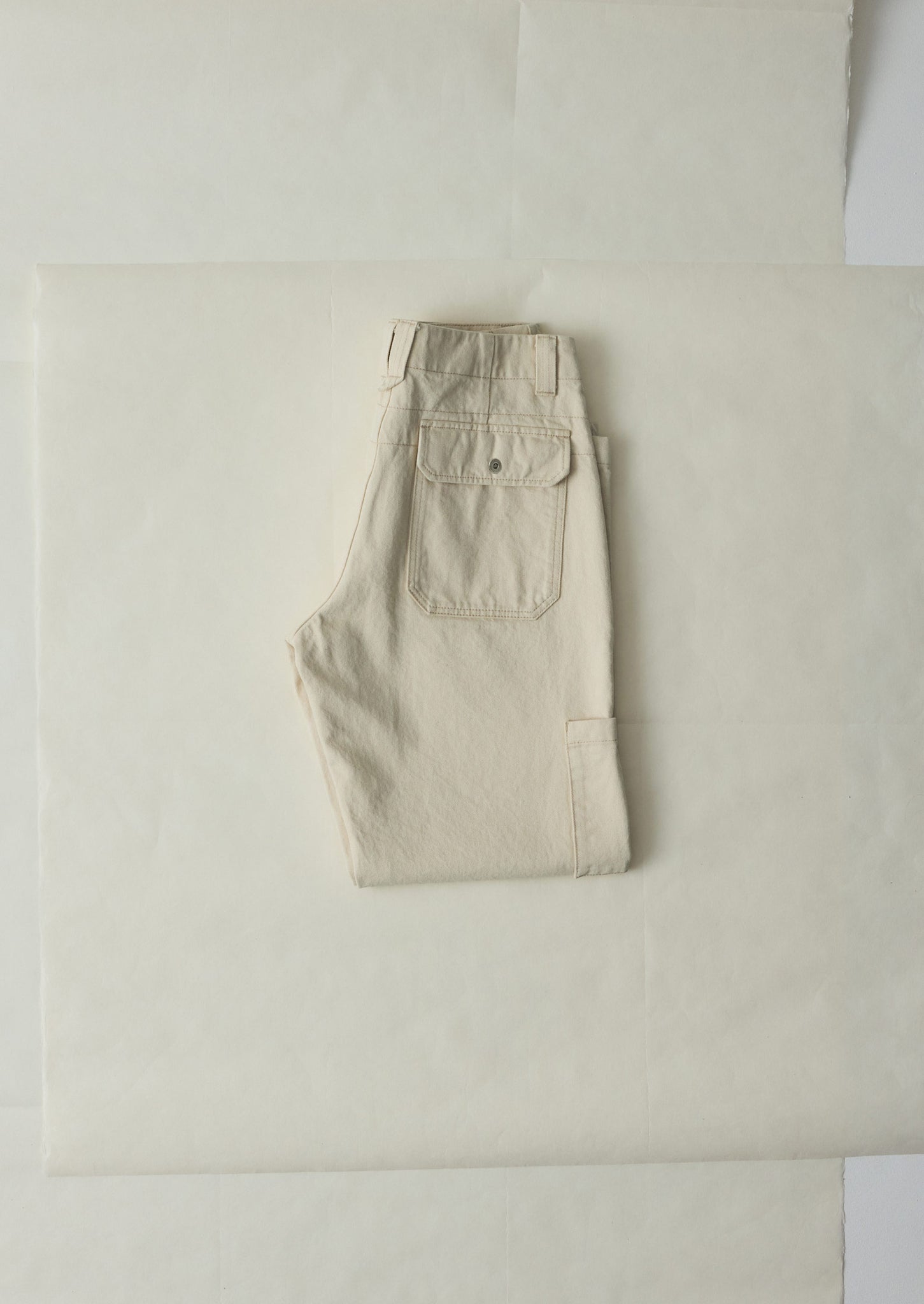 Rory Carpenter Ecru Denim Jeans | Ecru