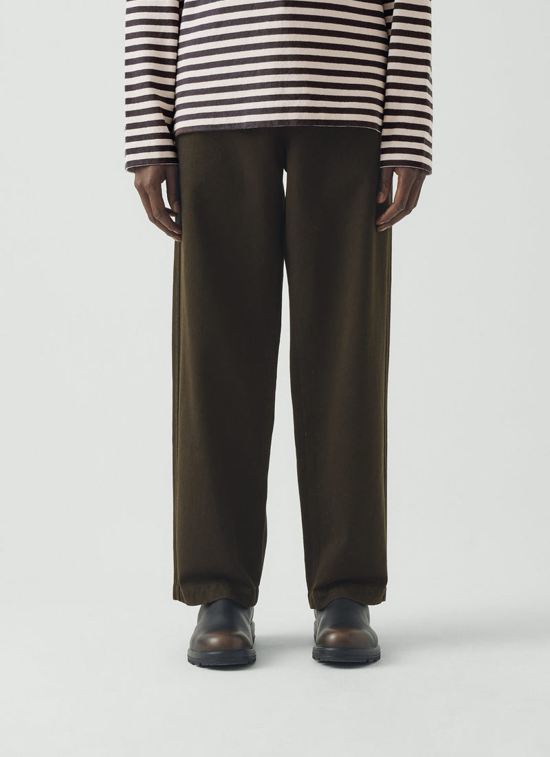 Rory Straight Leg Trousers | Iron Green