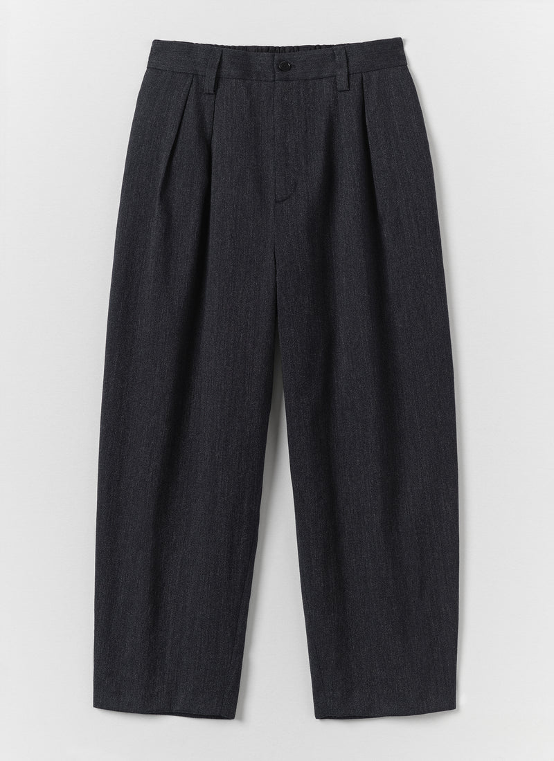 Casper Wool Twill Trousers | Dusking Blue
