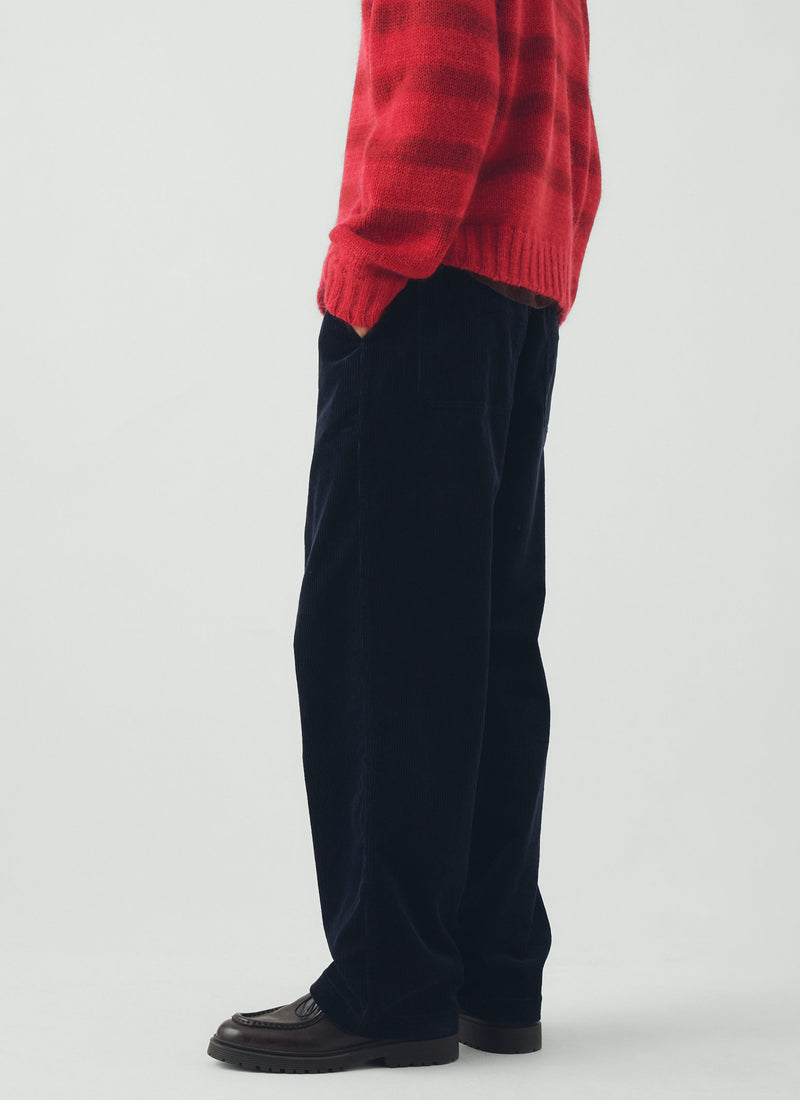Rory Cotton Cord Trousers | Dark Navy