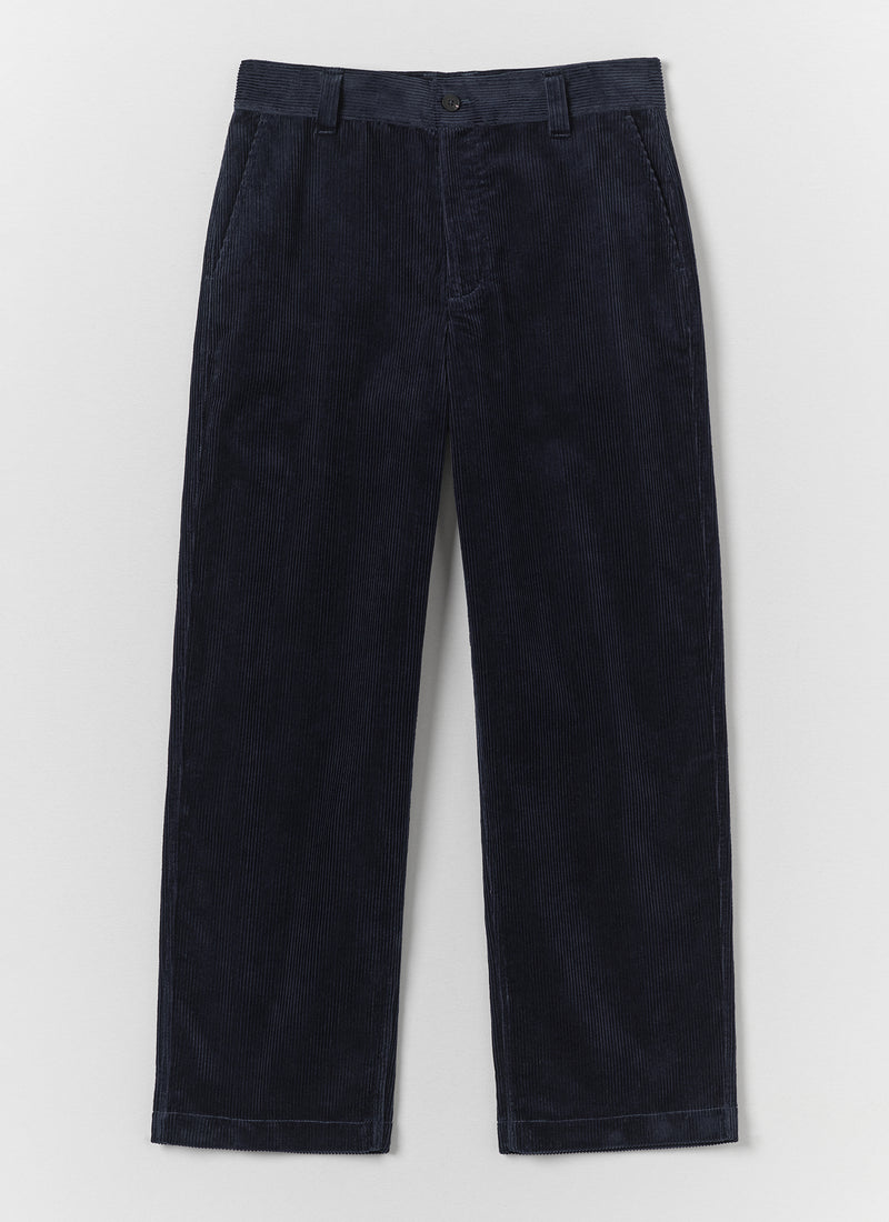 Rory Cotton Cord Trousers | Dark Navy