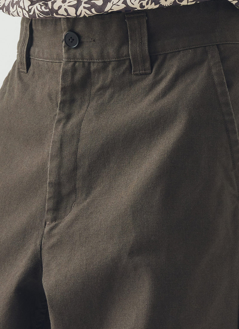 Rory Cotton Canvas Trousers | Flint Grey