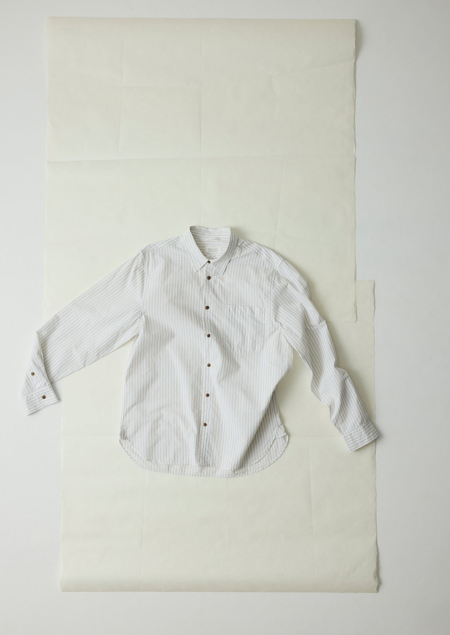 Jacquard Stripe Shirt | Shale Stone