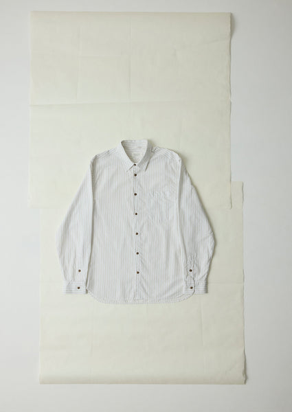 Jacquard Stripe Shirt Shale