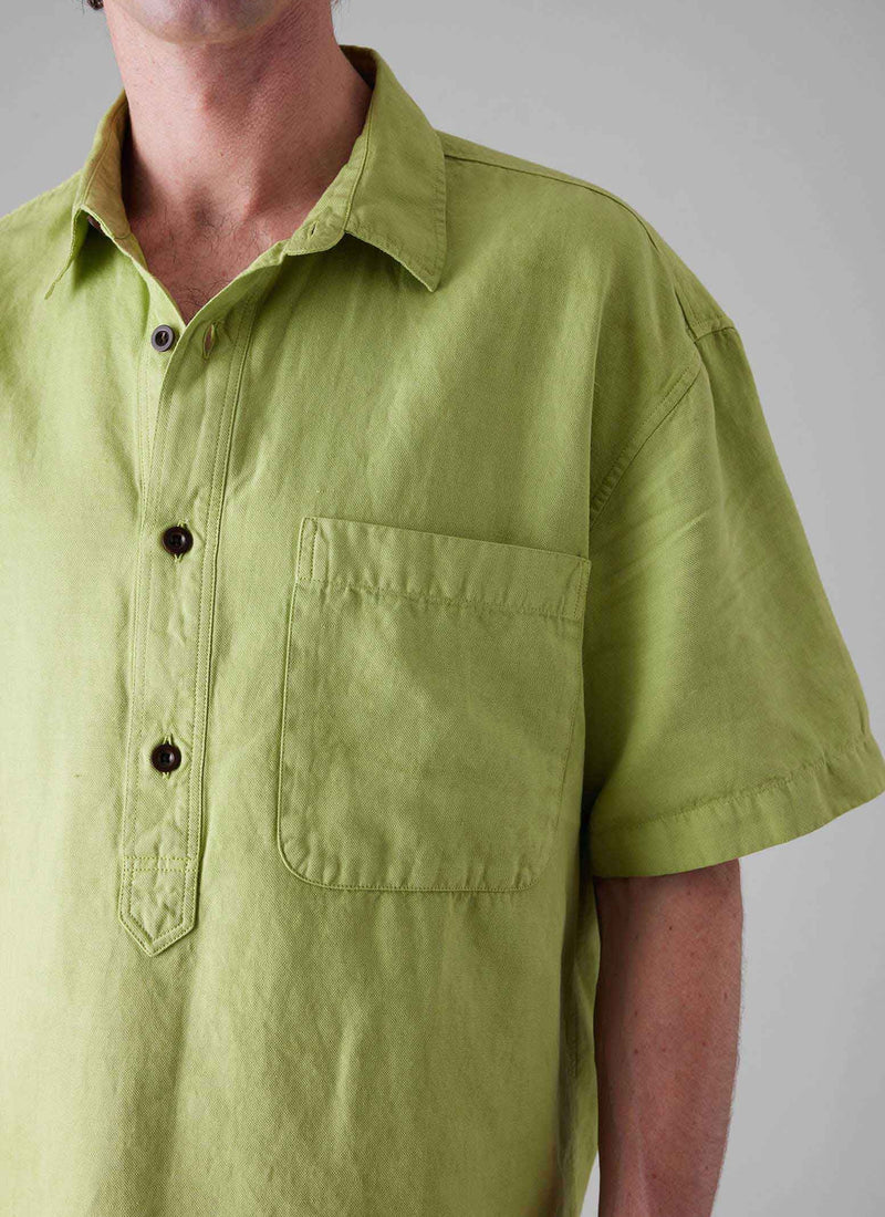 Pullover Short Sleeve Shirt | Matcha
