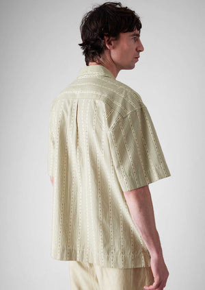 Kite Stripe Cotton Shirt | Olive