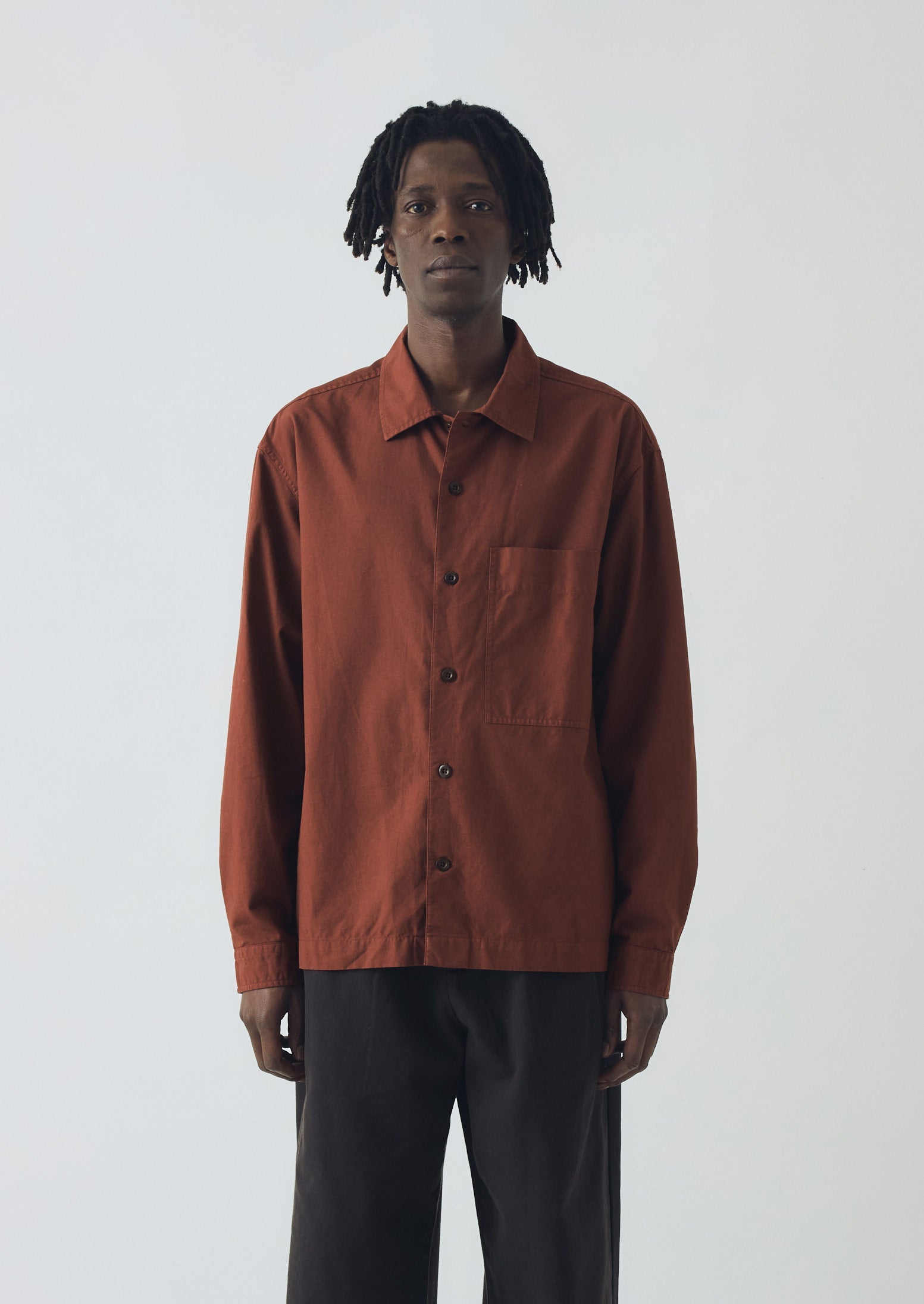 Garment Dyed Oxford Shirt | Cinnamon | TOAST