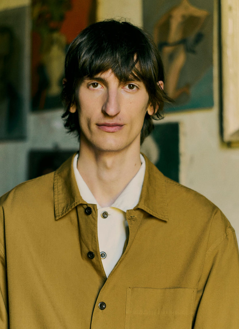 Garment Dyed Oxford Shirt | Old Gold