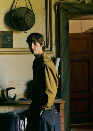 Garment Dyed Oxford Shirt | Old Gold
