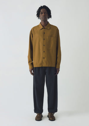 Garment Dyed Oxford Shirt | Old Gold