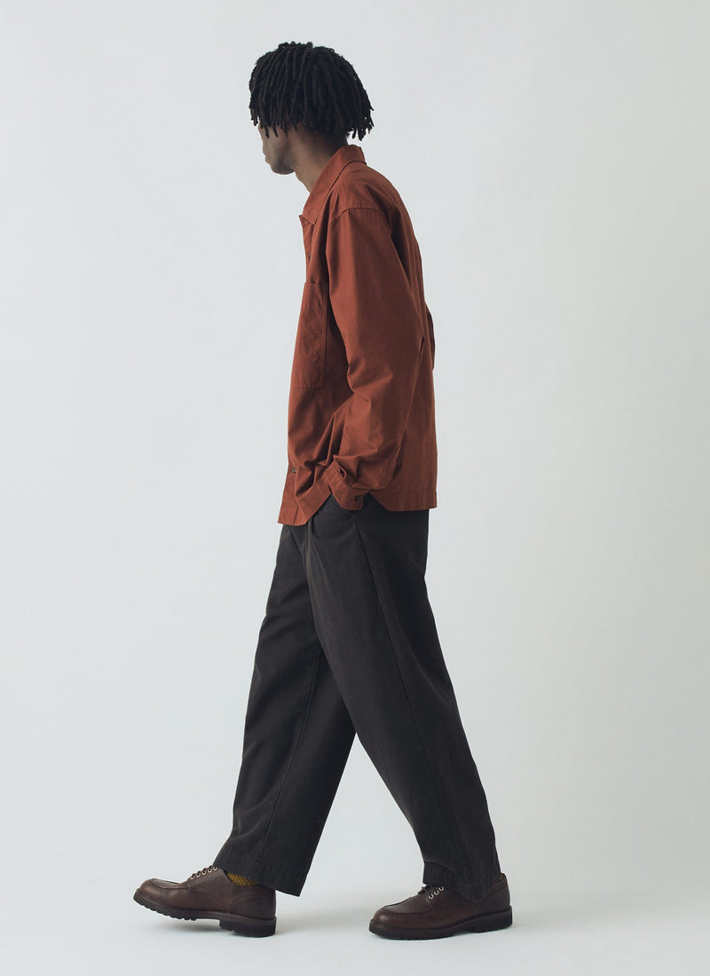 Garment Dyed Oxford Shirt | Cinnamon